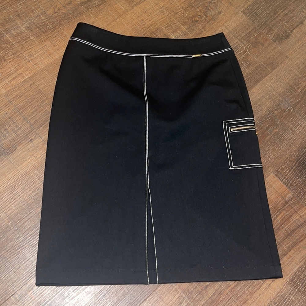 St John Black Pencil Skirt